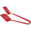 Miniatyrbillede 1 af 5: Køkkentang Silikone Madtang Servering Madtang Rustfrit Stål Grillklemme Spatel Rød