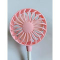 Miniatyrbillede 4 af 5: Bærbar Håndfri Hængende Halsventilator, USB Genopladelig Mini Bærbar Halsbåndsventilator med LED-lys Dobbelt Hals til Hjemmekontor Udendørs Rejser (Pink)
