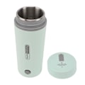 Miniatyrbillede 3 af 8: Rejse elektrisk kedel 300W 350ml rustfrit stål automatisk isolering bærbar mini varmtvandsbeholder til kaffe te lysegrøn EU-stik 220V 50HZ