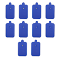 Miniatyrbild 5 av 8: 10st TENS Unit Pads Elektrodplåster Irriterande elektrodterapiplåster för elektroterapi Blå