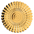 Miniatyrbillede 6 af 8: Gyldent frugtfad med chrysanthemum-blonde design, elegant rustfrit slikplade til køkkenborde, skriveborde, lounger, buffeter, barer