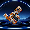 Miniatyrbild 5 av 5: FPC Modifieringsmodul+2xDonutantenn+2M Chip För