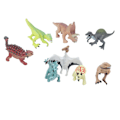 Miniatyrbillede 8 af 8: 8 stk. Dinosaur Model Sæt Mini Simuleret Sød Levende Dinosaur Legetøj Hjem Indretning Gave til Børn 8 stk. / Sæt
