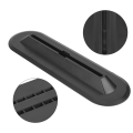 Miniatyrbild 8 av 8: Universal Svart PVC Hållbar Robust Center Tail Surfing Fin Plug Holder Box Surfbrädor tillbehör