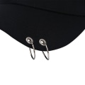 Miniatyrbilde 5 av 8: Unisex Sport Snapback Running Baseball Utendørs Buet Justerbar Sommerhette Svart