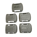 Miniatyrbillede 1 af 8: 5 stk Li Ion batteriholder bærbart elværktøj batteriopbevaringsstativ med forsænkede skruehuller til 40V lithiumbatteri
