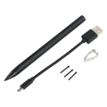 Miniatyrbilde 2 av 8: Tablet Stylus Penn for Microsoft Pro7 6 5 4 3 X for bærbar PC for Book for Studio for 3 Go med 3 utskiftbare nib Stylus Pen svart