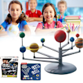 Miniatyrbillede 2 af 8: DIY solsystem 9 store planeter legetøj med maling og pensel ni planeter eksperiment projekt model barn læring uddannelse videnskab legetøj