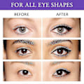 Miniatyrbilde 3 av 5: 3 stk. Silikon Eyeliner Verktøy, enkel Eyeliner uten hopp, gjenbrukbart Silikon Eyeliner Verktøy Vanntett Langvarig Eyeliner