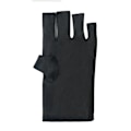 Miniatyrbillede 3 af 8: 1 par Gel Manicure Handsker Professionel Effektiv Forhindrer Garvning Stråling UV Lys Handsker til Manicure Sort Kort