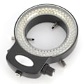 Pikkukuva 5 / 8: Mikroskoopin LED-valo, teollisuuskäyttöön soveltuva, säädettävä 144 LED:n rengaslamppu, musta kuori, AC100-240 V EU-pistoke