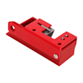 Miniatyrbillede 6 af 8: Circuit Breaker Lockout Rød Udseende Højstyrke Korrosionsbestandighed Aluminiumslegering Låseafbryder til industri