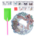 Miniatyrbild 3 av 8: Rhinestone-målning krans robust hållbar unik design vacker attraktiv rhinestone konst kransDZ634