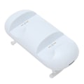 Miniatyrbild 3 av 8: Kontroll laddningsstation snabbladdning LED-indikator Multi Protection Dual laddningsdocka för PS5 Vit