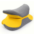Miniatyrbillede 5 af 8: Memory Foam Nap Pillow Office Noon Sleeping Pillow School Table Desk Pillow for Students Lemon Yellow 38x33x15cm