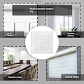 Miniatyrbild 2 av 5: WiFi Smart Gardinbrytare Touch Design svart EU-kontakt