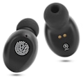 Miniatyrbild 8 av 8: Trådlösa Bluetooth-hörlurar LED-digital display Touch Control Stereo InEar-hörlurar (X36 svart)