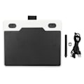 Miniatyrbild 1 av 8: Grafik Ritplatta 155x100 mm 233 PPS 5080 LPI 8192 Levels Stylus 4 Anpassningsbara nycklar USB -port Digital Art Tablet Vit