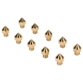 Miniatyrbilde 6 av 8: 10 stk 3D-skriver messingdyser 0,4 mm MK8 for CR 10 Pro ekstrudertips