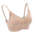 Miniatyrbillede 2 af 8: Amme BH til kvinder, bærbar nylon, blød, elastisk, åndbar, justerbar amme BH i XL