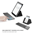 Miniatyrbilde 2 av 5: Mini tri-fold trådløst bluetooth-tastatur for IOS Android Hvit