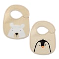 Miniatyrbild 3 av 5: Bomulls-Snäpphakar Set för Bebisar Unisex Matning 4-pack