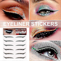 Pikkukuva 4 / 4: Itseliimautuva eyeliner-tarra, tuplaluomitarrat, näyttämömeikki, silmämeikkitarrat, musta