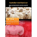 Miniatyrbild 4 av 5: Plush Vita Styrningshjulsskydd - 3-pack, 15 tum Universal Passform för Kvinnor