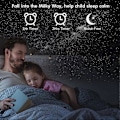 Miniatyrbilde 4 av 4: Globe Galaxy Projektorlampe Inneholder 12 Filmer, Høyoppløselig Stjernehimmellampe, Soverom Full Himmelsk Stjerneatmosfære Lampe -DGZD