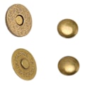 Pikkukuva 6 / 8: 50 sarjaa magneettinapin kiinnitysnapit 18x2 mm ohut, korkeakovuus metalliseos Magneettiset kiinnikkeet kukkaro Vaatetus Pronssi