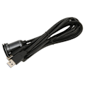 Miniatyrbilde 5 av 8: 2 porter dobbel USB 3.0 hann til USB 3.0 hunn bilmontering flush kabel 3,3 fot plug and play vanntett dash panel monteringskabel