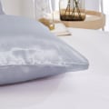 Pikkukuva 4 / 4: 1PC Luxury Simulation Silk Satin Pillow Case Color Pillow Cover