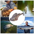 Miniatyrbillede 5 af 8: 3 stk Fedthoved kunstig agn Swimbaits Fiskelokkesæt Fiskegrej tilbehør004