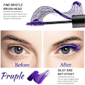 Miniatyrbillede 4 af 5: Farverig Mascara, Vandfast Langtidsholdbar Tyk Mascara (Lilla)