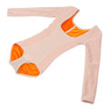 Miniatyrbillede 2 af 8: Tyk, varm, holdende shapewear til kvinder - blød, åndbar, langærmet, med bryststøtte (hudfarve) XL