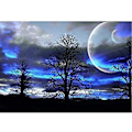 Pikkukuva 1 / 5: Aurora Tree Landscape 5D DIY- diamond painting , kodin seinäsisustus (30*40cm)