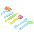 Miniatyrbillede 6 af 8: 6 stk. Clay Dough Tools Kit Art Clay Modeling Rollers Forme Cutters Værktøjssæt til børn