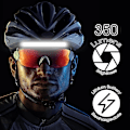 Pikkukuva 4 / 5: 2 kpl LED-otsalamppu, jossa on tunnistin, tehokas otsavalaisin COB XPE 5 tilaa USB ladattava vedenpitävä juoksuvalo, retkeily, lukeminen, vaellus, pyöräily,