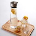 Miniatyrbillede 5 af 8: 1,2L Akryl Transparent Juice Flaske Vandkande Juice Kande med låg