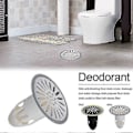 Miniatyrbilde 2 av 3: 2 stk. Luktett Shower Gulv Sluk Sifon Deksel Vask Sil Baderomsplugg Filter Hvit