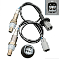 Miniatyrbild 4 av 5: 2 st Syresensor O2 Sensor 1 & 2 kompatibel med 04-07 2008 2009 Toyota Prius 1.5L Övre+Nedre
