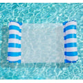Miniatyrbillede 3 af 4: Blå Oppustelig Poolmadras, Oppustelig Flydende Hængekøje, Vandhængekøjer, 4 i 1 Pool Float, Flydende Oppustelig Hængekøje, Bærbar Strand Vandhængekøje