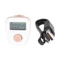 Miniatyrbilde 1 av 8: Ring Counter Hvit Manuell Lysende Ring Type USB Oppladbar Svettesikker Silikon Teller
