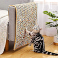 Miniatyrbild 1 av 5: Klösbräda för katter sisalmatta klösskrapa för klösvård kattträd kattleksak stolsbord soffkudde möbelskydd (30*40cm)
