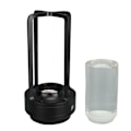 Miniatyrbillede 7 af 8: Led-bordlampe uden ledning, 3 farver, trinløs dæmpning, genopladelig touch-lampe, natbordslampe til soveværelse, sort