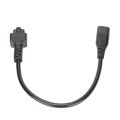 Miniatyrbild 8 av 8: IEC320 C8 till IEC320 C5 power IEC320 C8 hane till C5 hona kabeladapter för 3-stifts power för bärbar dator 100‑250V