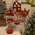 Miniatyrbillede 5 af 5: Julegadeskilt Juledekorationslys