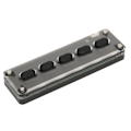Miniatyrbilde 6 av 8: Programmerbart tastatur 5 taster Kablet USB Trådløs Bluetooth Dual Mode Mini Silikon Mute DIY Programmerbart Gaming Keyboard Svart