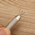 Miniatyrbilde 5 av 8: Rustfritt stål Diamond Claw Pick Up Tool Pinsett for smykker steinperler (4 pinner)