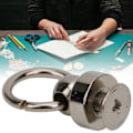 Miniatyrbild 2 av 8: 20 Set Stud Rivets 9mm Mässing O-Ring Huvudknapp Rivet Stud för LäderhantverkSilver
